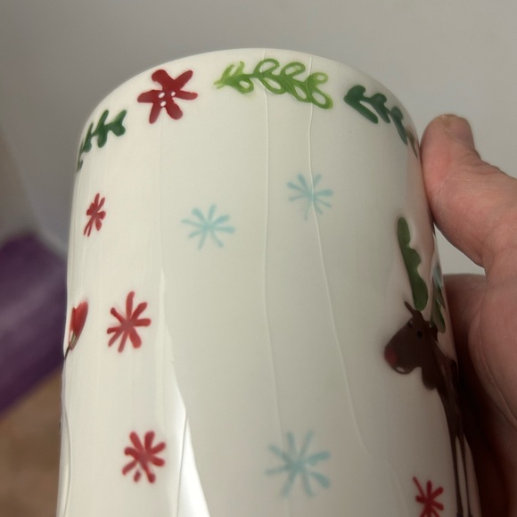 TAG Snowman & reindeer mug. 16oz - Picture 11 of 11